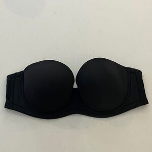 Delimira NWT Black Strapless Bra
